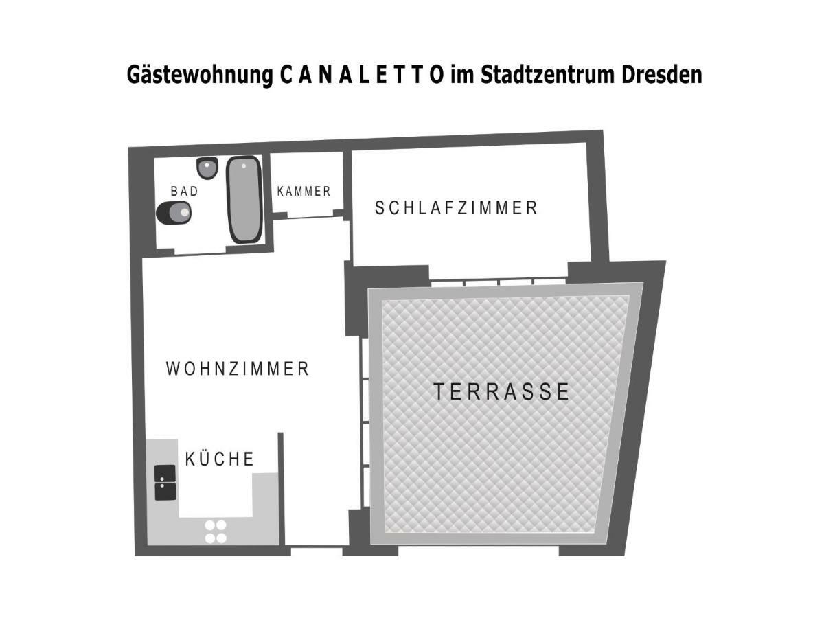 Fewo Canaletto Im Stadtzentrum 드레스덴 외부 사진